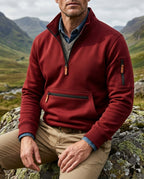 Sinclair Men's Zip Pocket Fleece Pullover