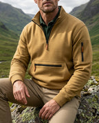 Sinclair Men's Zip Pocket Fleece Pullover