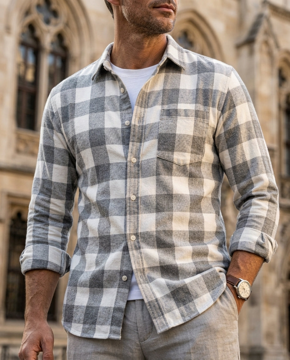 Grayson Men's Plaid Flannel Shirt
