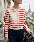 Valentina Women's Striped Knit Cardigan