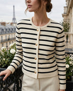 Valentina Women's Striped Knit Cardigan