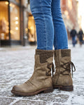 Josephine Women's Rhinestone Mid Calf Boots