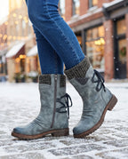 Josephine Women's Rhinestone Mid Calf Boots