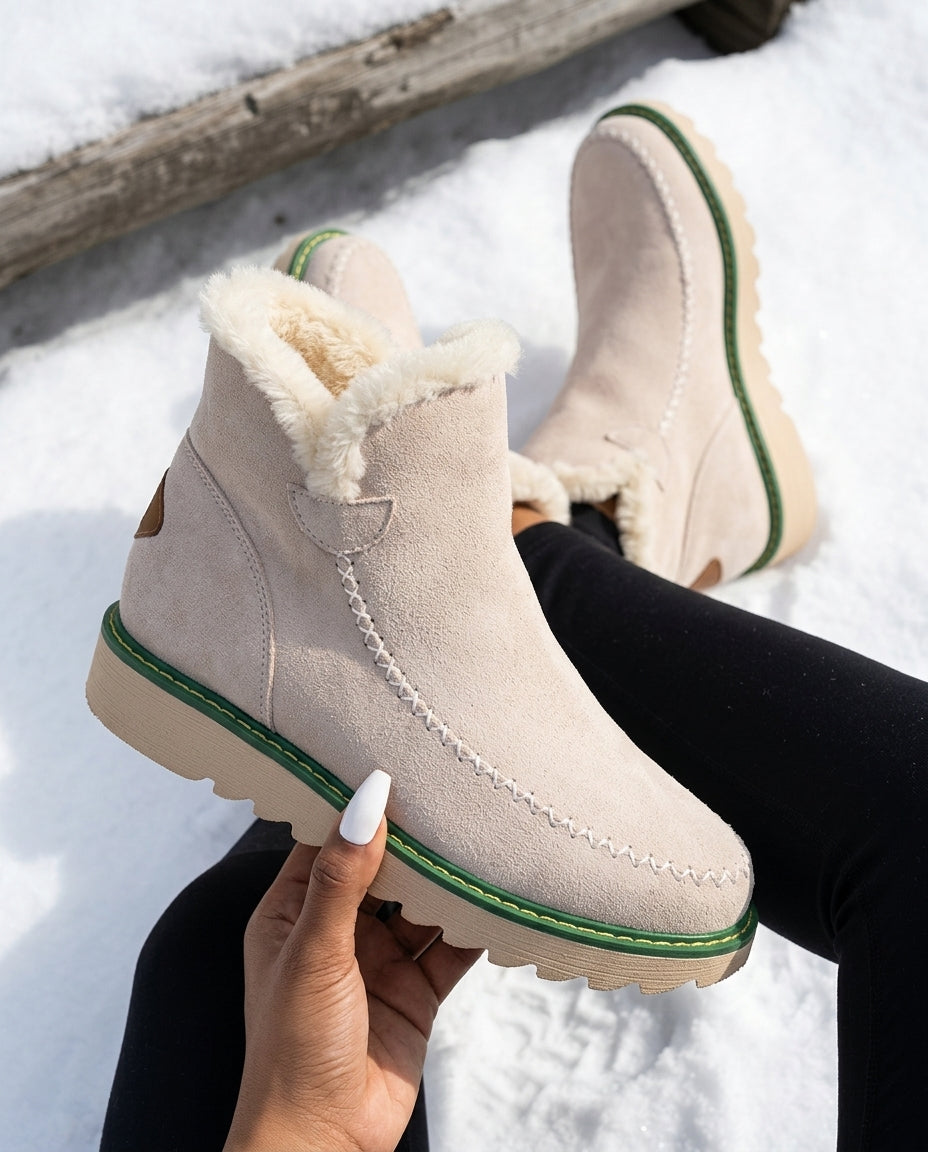 Adeline Women's Fleece Lined Platform Boots