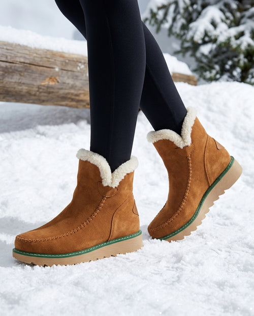 Adeline Women's Fleece Lined Platform Boots