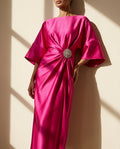 Josephine Women's Batwing Sleeve Midi Dress
