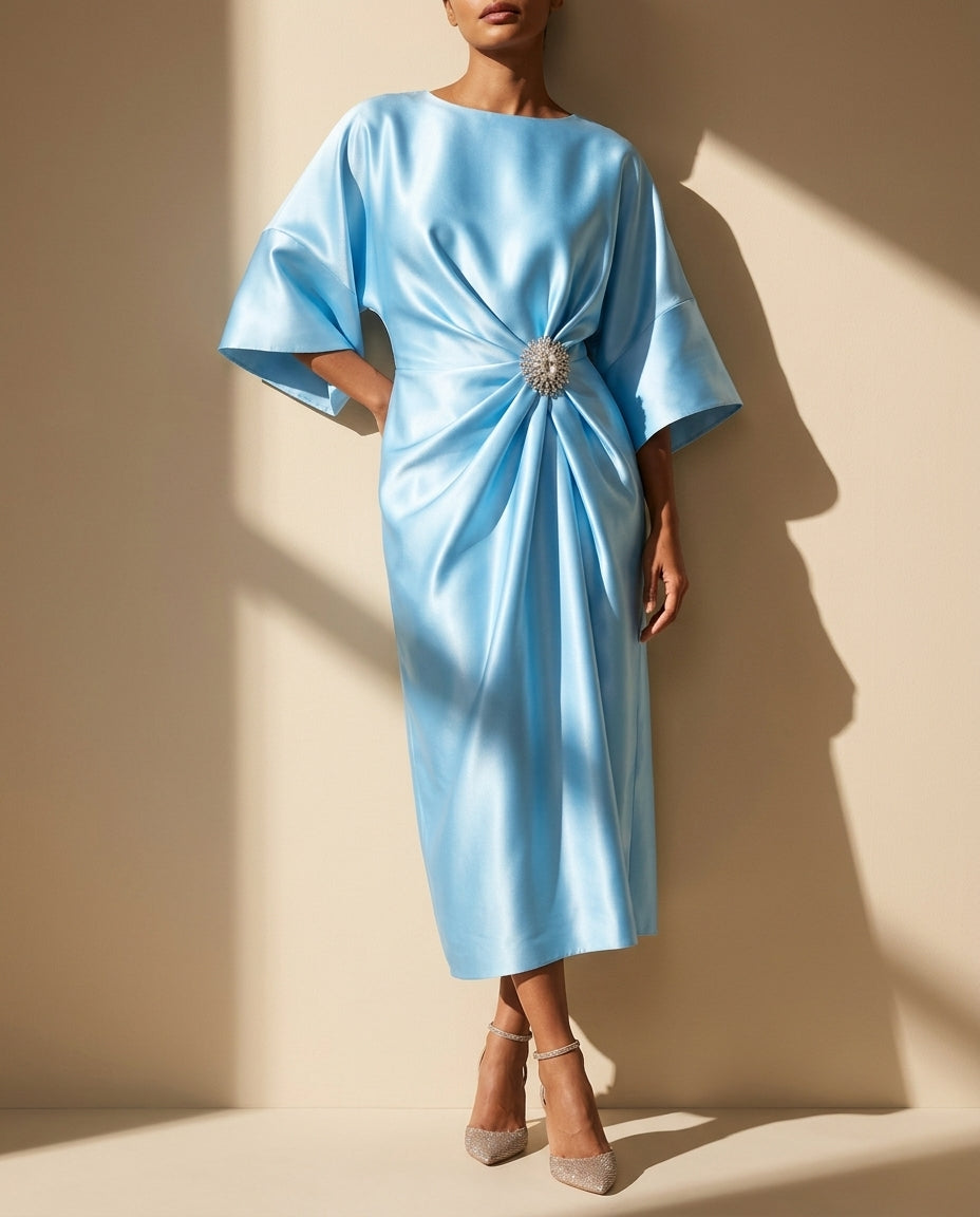 Josephine Women's Batwing Sleeve Midi Dress