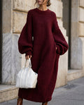 Adara Women's Oversized Knit Maxi Dress