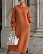 Adara Women's Oversized Knit Maxi Dress