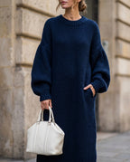 Adara Women's Oversized Knit Maxi Dress