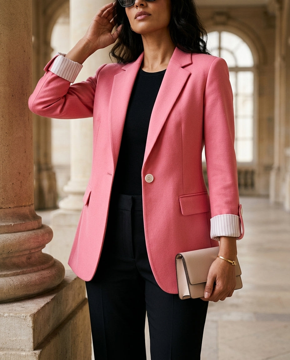 Marisa Women's One Button Blazer