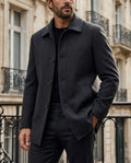 Taviro Men's Wool Blend Overcoat