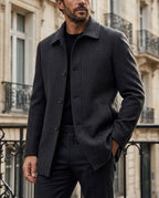 Taviro Men's Wool Blend Overcoat