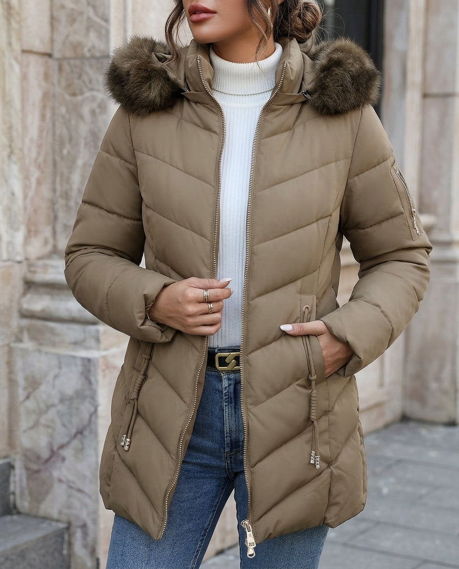 Beauchamp Women's Faux Fur Hooded Puffer Coat