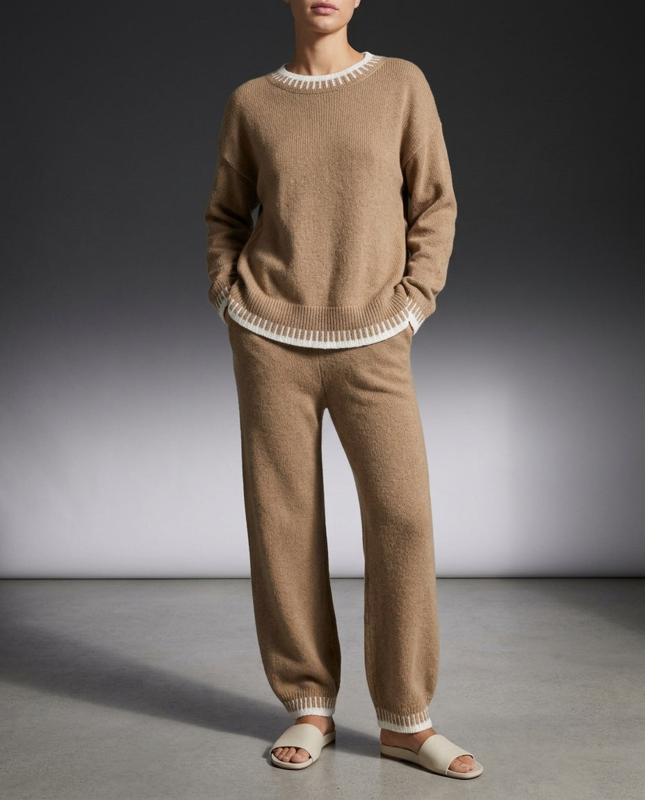 Winnifred Women's Colorblock Knit Lounge Set