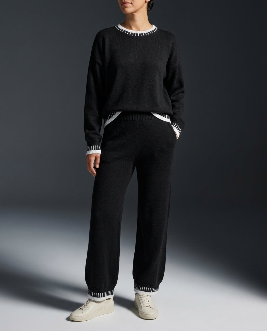Winnifred Women's Colorblock Knit Lounge Set