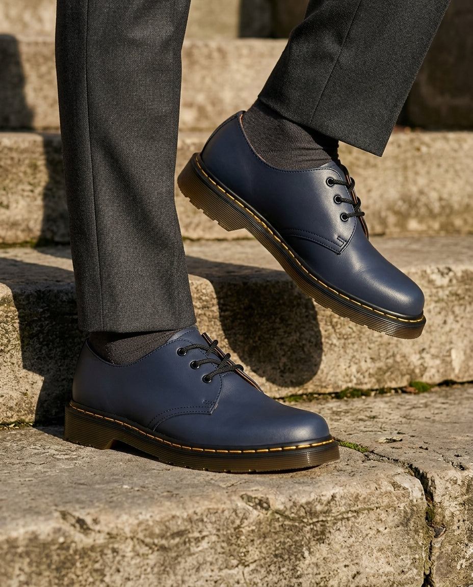 Barrett Men's Leather Lug Sole Oxfords