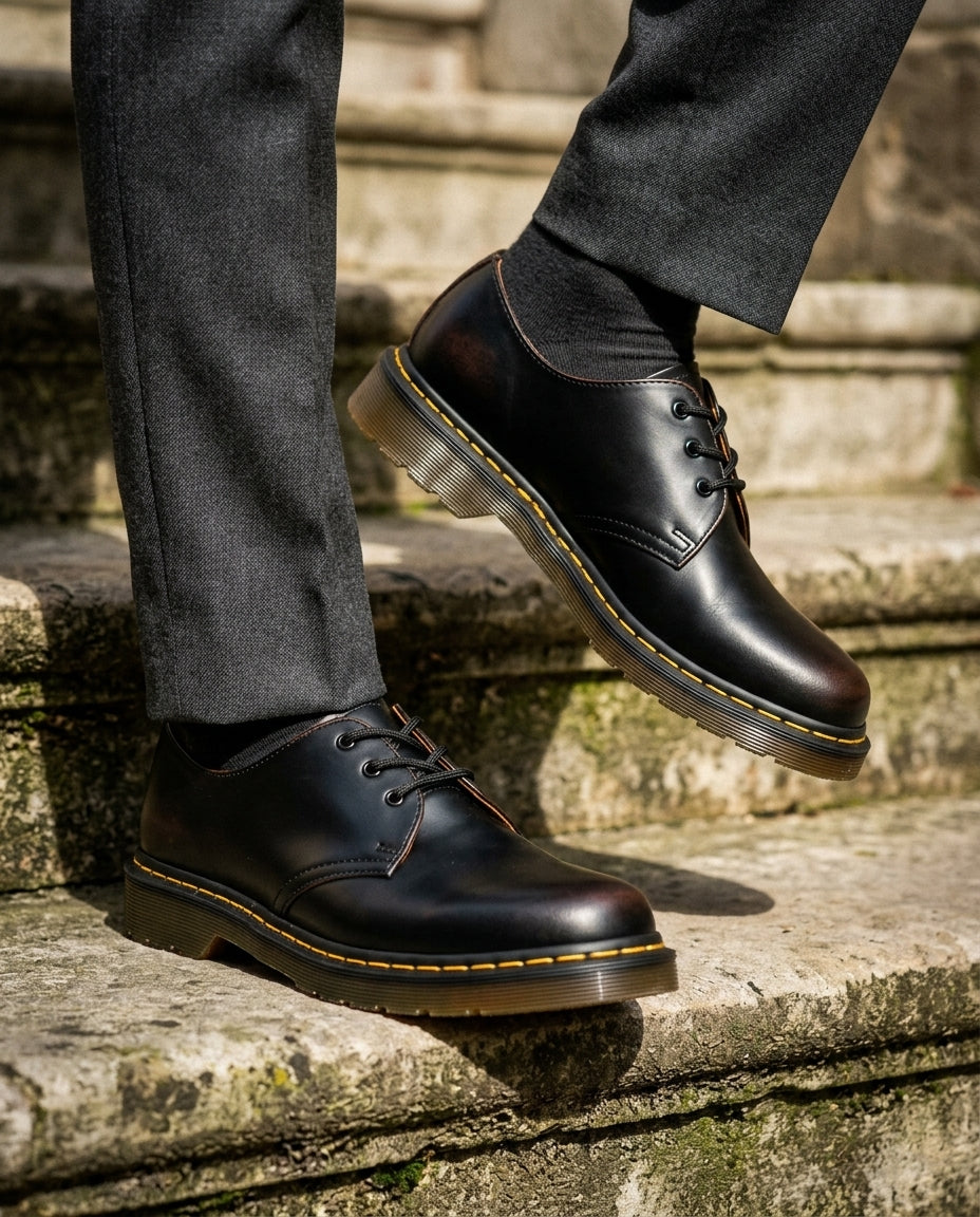 Barrett Men's Leather Lug Sole Oxfords