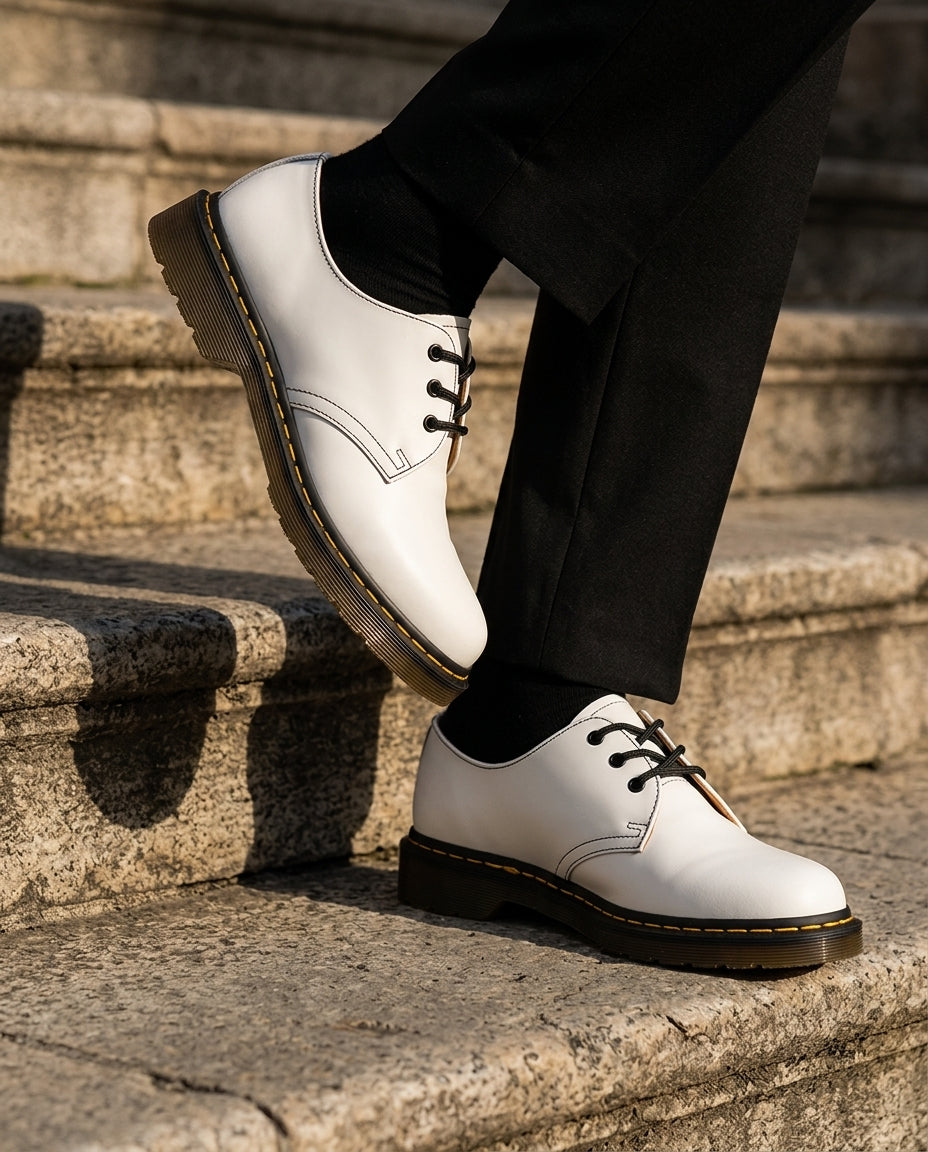 Barrett Men's Leather Lug Sole Oxfords