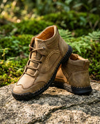 Grayson Men's Leather Perforated Chukka Boots