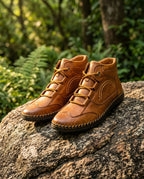 Grayson Men's Leather Perforated Chukka Boots