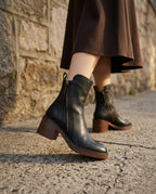 Blakely Women's Fall Leather Ankle Boots