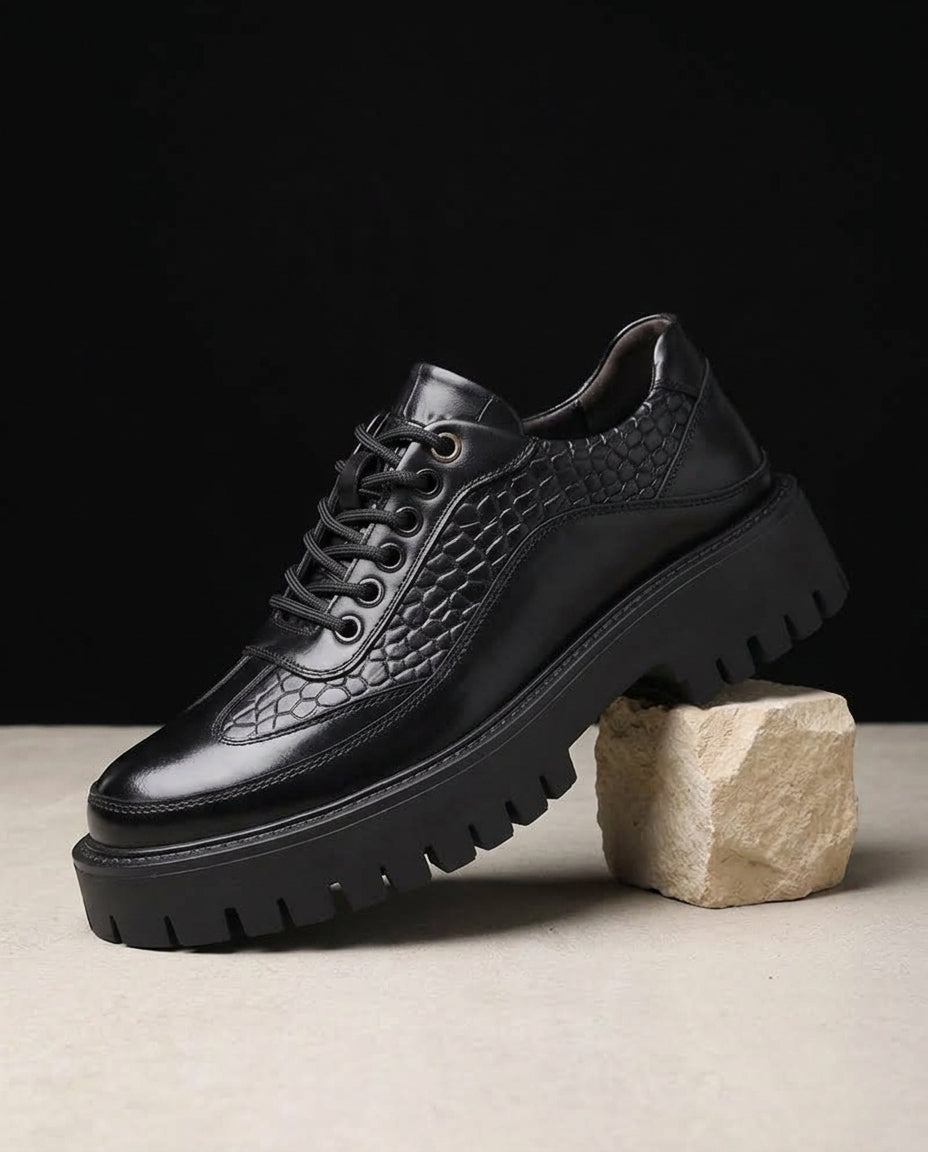 Harrison Men's Leather Lugged Derby
