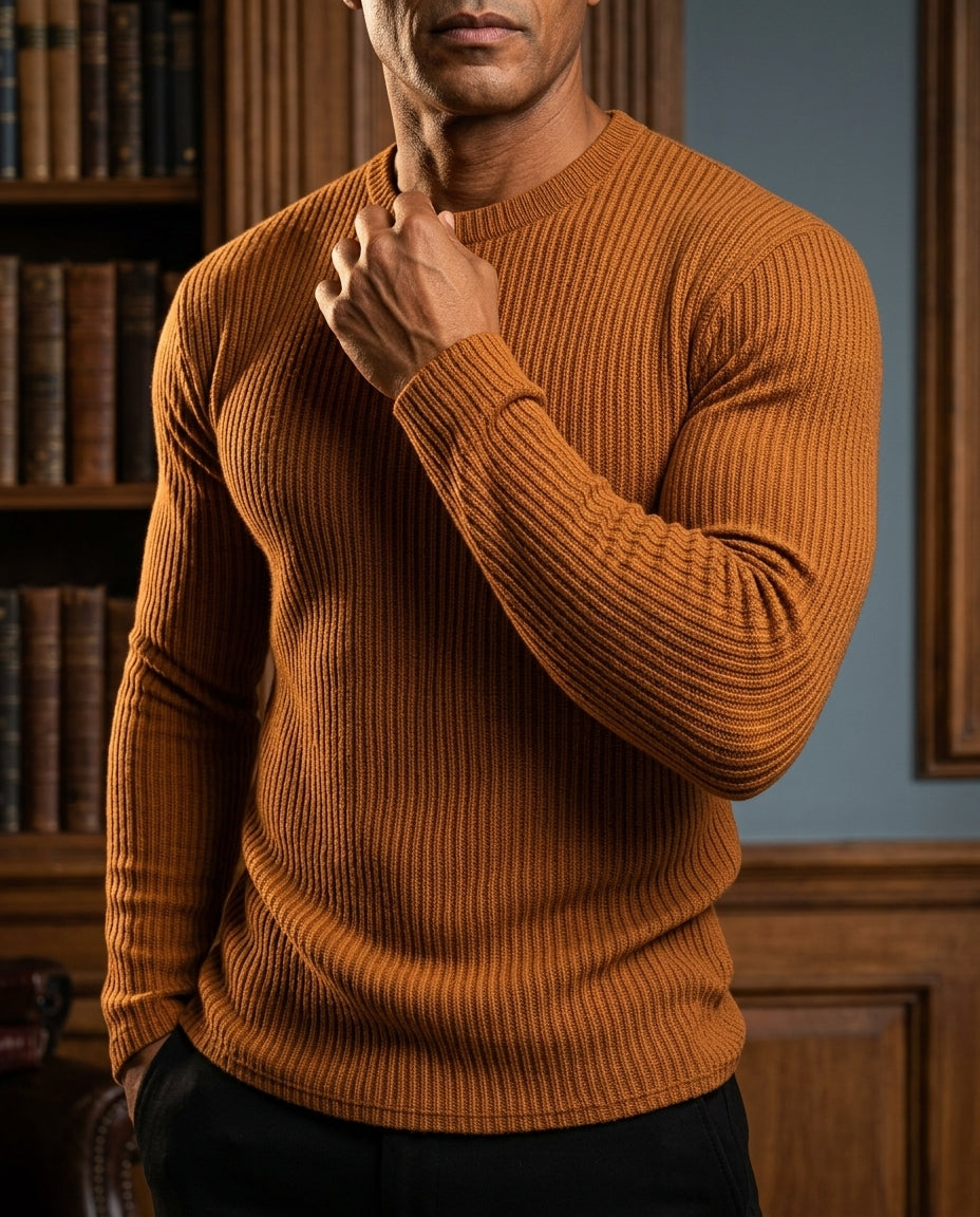 Ashfield Men's Textured Knit Sweater