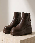Delaney Women's Leather Platform Boots