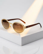 Marlowe Women's Oval Sunglasses
