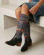 Bellamy Women's Woven Tapestry Boots