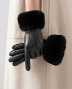 Adeline Women's Winter Fur Gloves