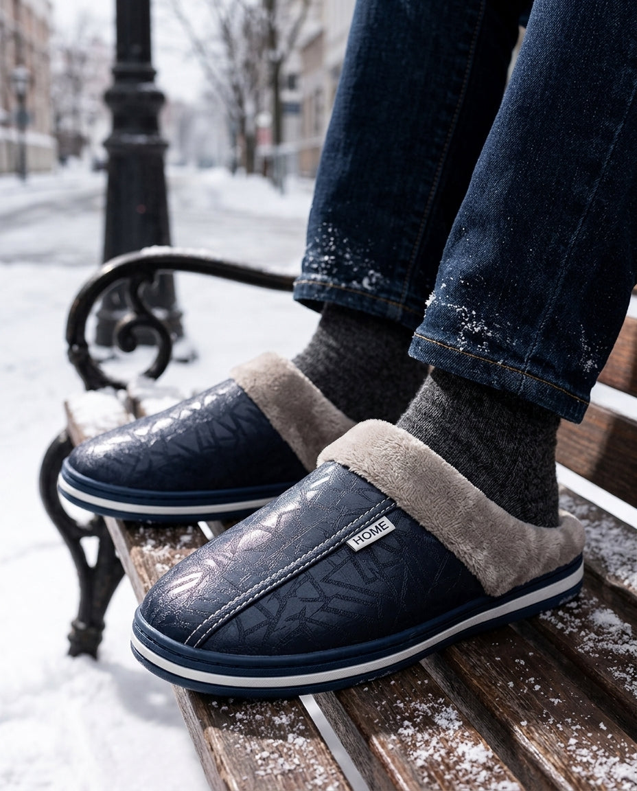 Barrett Men's Faux Fur Lined Slides