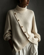 Arden Women's High Neck Wrap Sweater