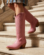 Sutton Women's Embroidered Knee High Western Boots