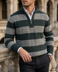 Bennett Men's Cable Knit Half Zip Sweater