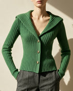 Blakely Women's Ribbed Button Cardigan