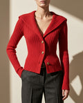 Blakely Women's Ribbed Button Cardigan