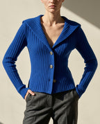 Blakely Women's Ribbed Button Cardigan