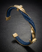 Ashford Men's Braided Leather Cuff