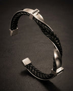 Ashford Men's Braided Leather Cuff
