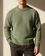 Sutton Men's Textured Crew Neck Sweater