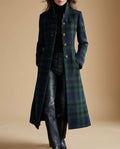 Marlowe Women's Plaid Wool Coat