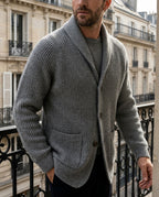 Whitfield Men's Wool Shawl Collar Cardigan