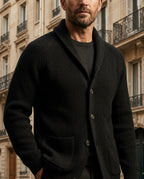 Whitfield Men's Wool Shawl Collar Cardigan