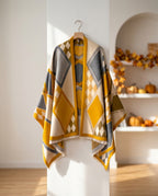 Genevieve Women's Geometric Wool Shawl