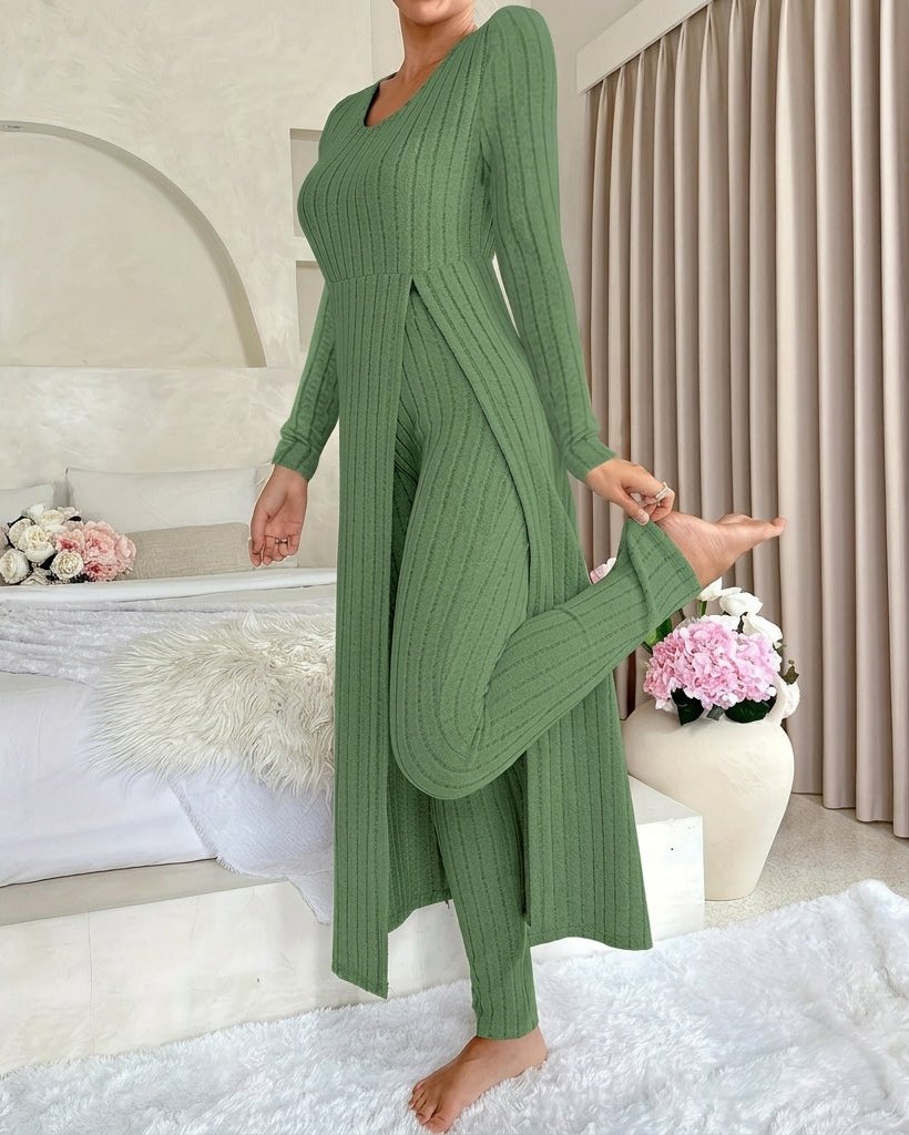 Waverly Women's Soft Ribbed Lounge Set