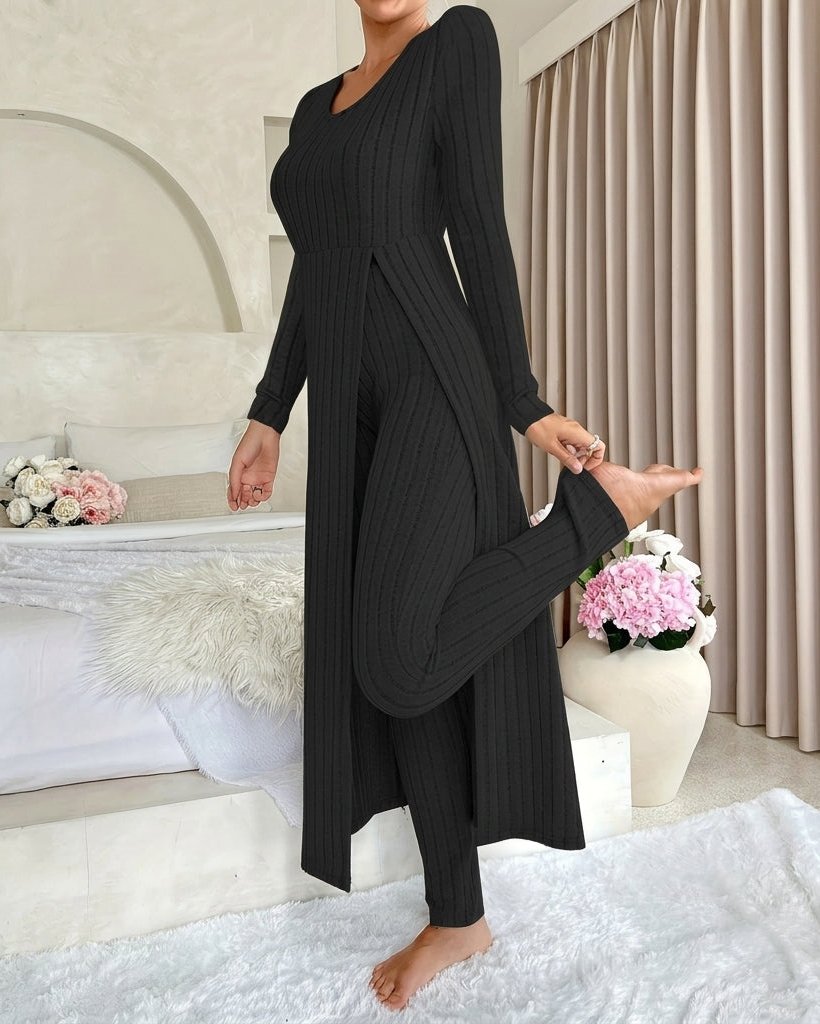 Waverly Women's Soft Ribbed Lounge Set