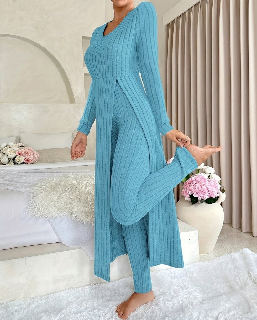 Waverly Women's Soft Ribbed Lounge Set
