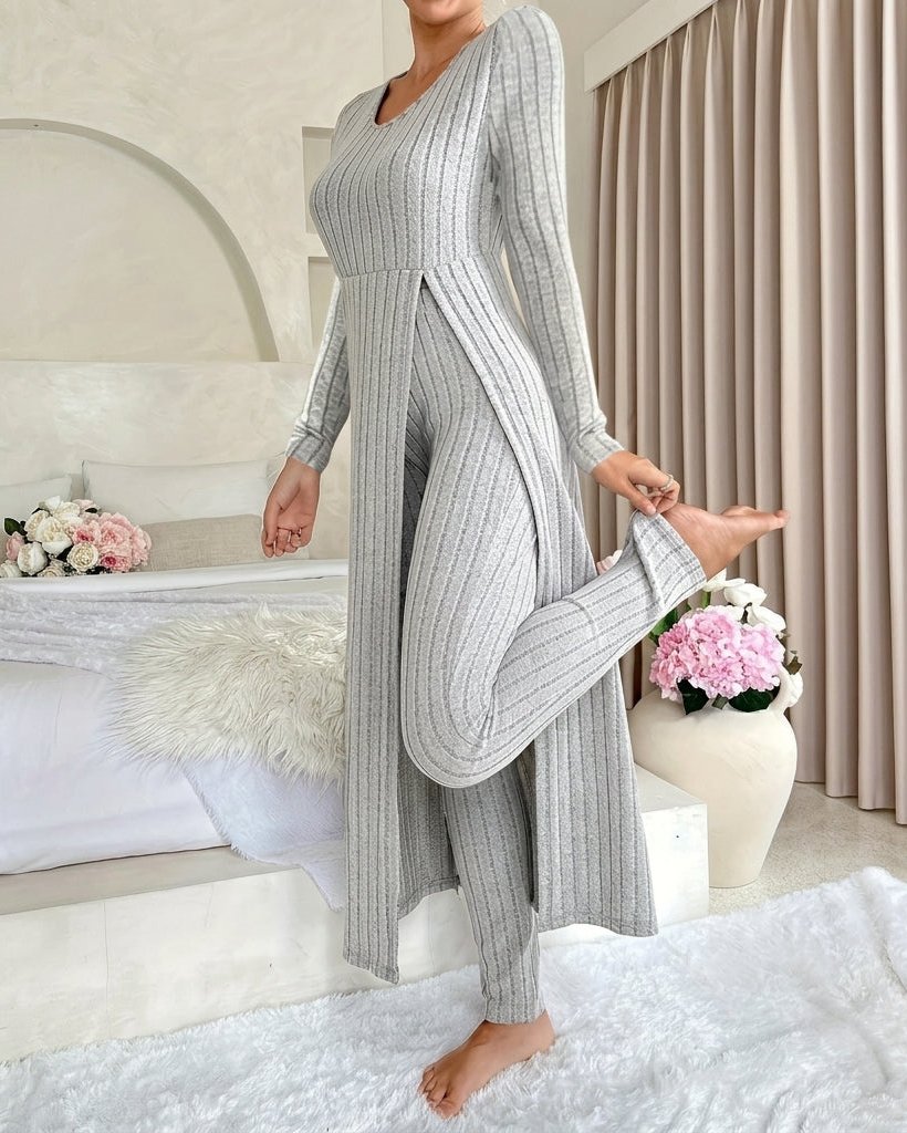 Waverly Women's Soft Ribbed Lounge Set